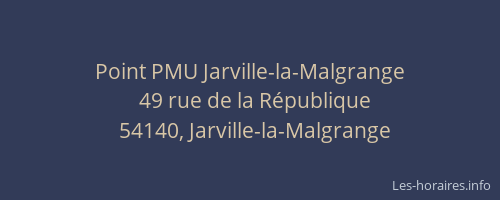 Point PMU Jarville-la-Malgrange