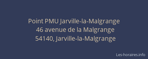 Point PMU Jarville-la-Malgrange