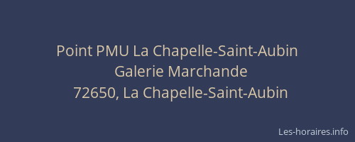 Point PMU La Chapelle-Saint-Aubin