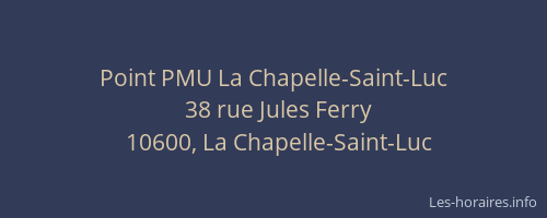 Point PMU La Chapelle-Saint-Luc