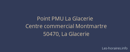 Point PMU La Glacerie