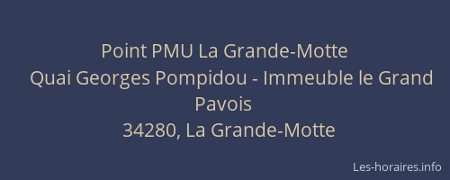 Point PMU La Grande-Motte