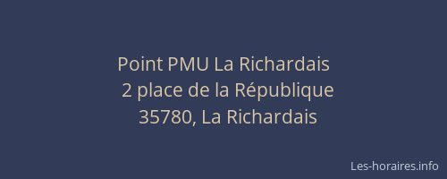 Point PMU La Richardais