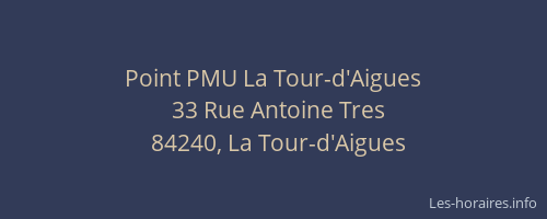Point PMU La Tour-d'Aigues