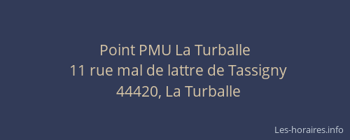 Point PMU La Turballe