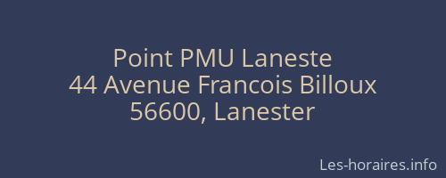 Point PMU Laneste