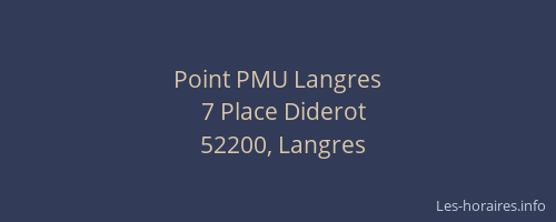 Point PMU Langres