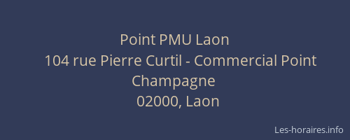 Point PMU Laon