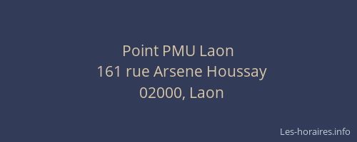 Point PMU Laon