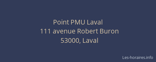 Point PMU Laval