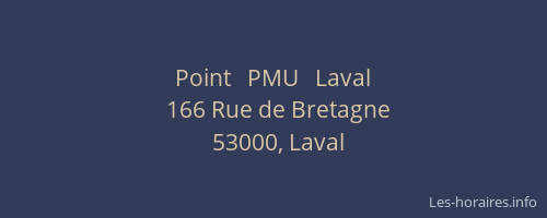 Point   PMU   Laval
