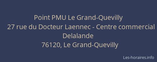 Point PMU Le Grand-Quevilly