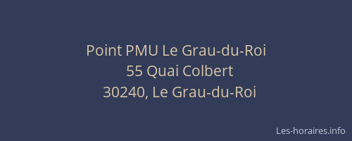 Point PMU Le Grau-du-Roi