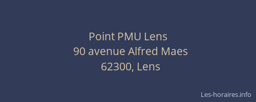 Point PMU Lens