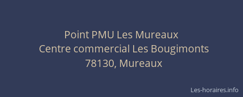 Point PMU Les Mureaux