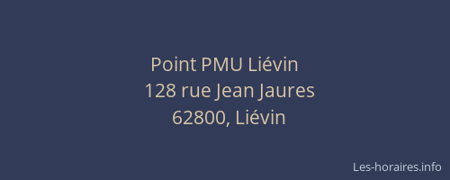 Point PMU Li&eacute;vin