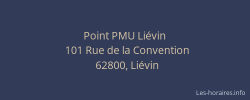 Point PMU Liévin