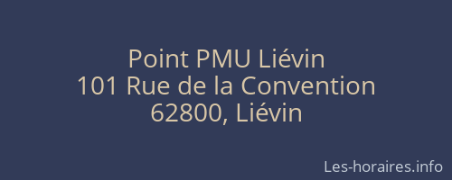 Point PMU Liévin