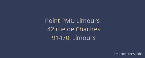 Point PMU Limours