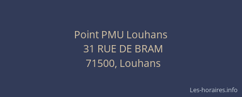 Point PMU Louhans