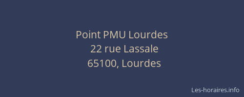 Point PMU Lourdes