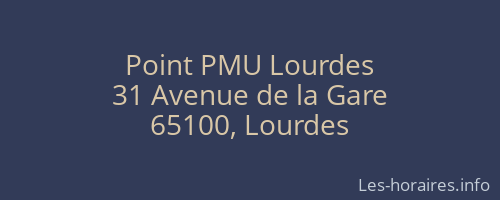 Point PMU Lourdes