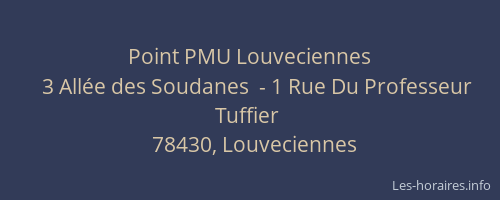 Point PMU Louveciennes