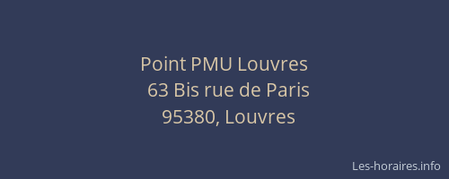 Point PMU Louvres