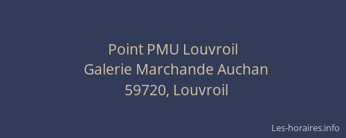 Point PMU Louvroil