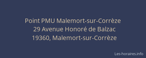 Point PMU Malemort-sur-Corr&egrave;ze