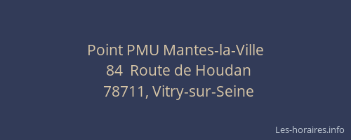 Point PMU Mantes-la-Ville