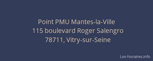 Point PMU Mantes-la-Ville