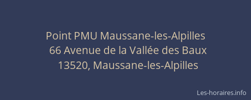 Point PMU Maussane-les-Alpilles