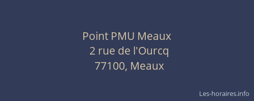 Point PMU Meaux