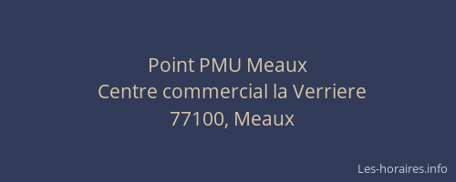 Point PMU Meaux