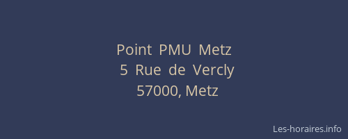 Point  PMU  Metz