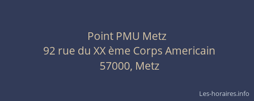 Point PMU Metz