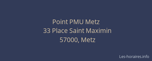Point PMU Metz