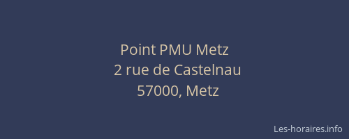 Point PMU Metz