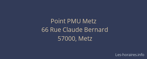 Point PMU Metz