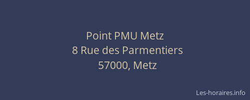 Point PMU Metz