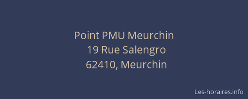 Point PMU Meurchin