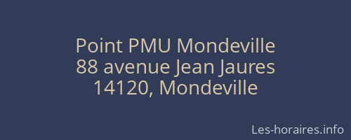 Point PMU Mondeville