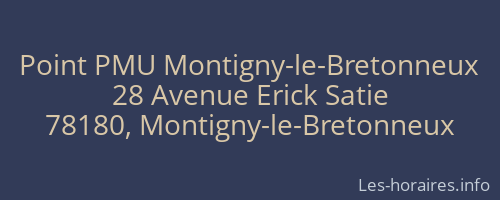 Point PMU Montigny-le-Bretonneux