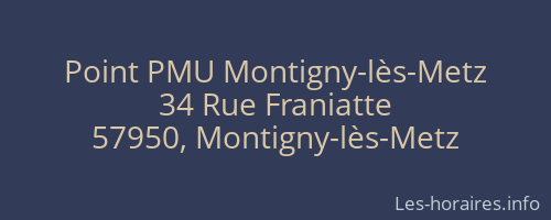 Point PMU Montigny-lès-Metz
