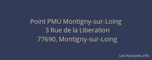 Point PMU Montigny-sur-Loing