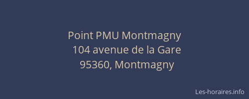 Point PMU Montmagny
