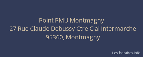 Point PMU Montmagny