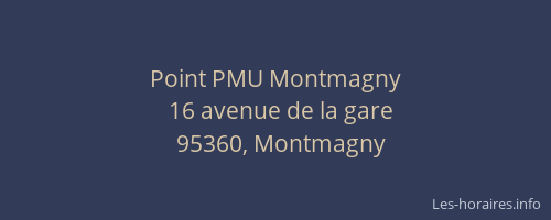Point PMU Montmagny