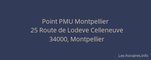 Point PMU Montpellier